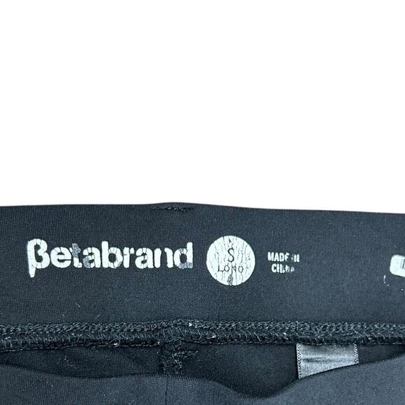 Betabrand Classic Dress Pant Yoga Pant Black Stretch Mid Rise Small Long Tall - Picture 8 of 11